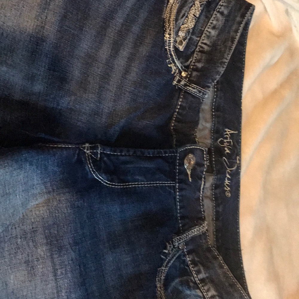 Blue Jean Bling Shorts